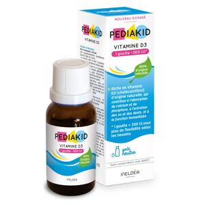 Vitamine D3 - 200UI - Pediakid - Publicité
