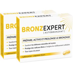 2x BRONZEXPERT AUTOBRONZANT - Nutriexpert - Publicité