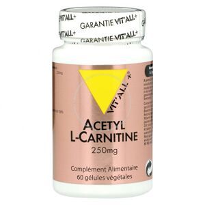 Acetyl L-Carnitine Vitall+ : Conditionnement - 60 gelules vegetales