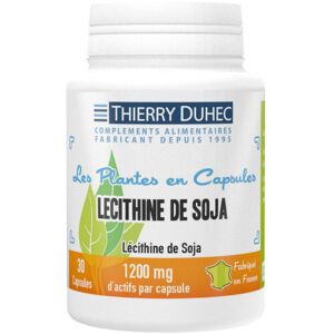 Thierry Duhec Lecithine de soja 1200 mg : Conditionnement - 90 capsules