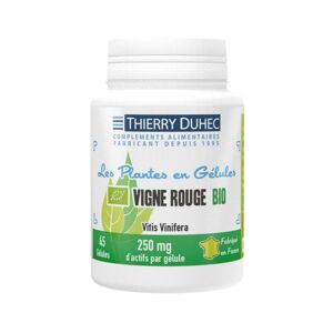 Thierry Duhec Vigne Rouge BIO 250 mg : Conditionnement - 180 gélules