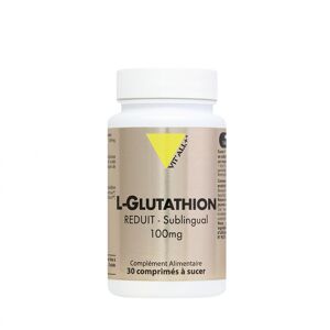 Vitall+ L-Glutathion 100 mg Sublingual Vitall + : Conditionnement - 30 comprimés