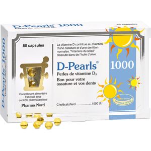 Pharma Nord Vitamine D3 - D-Pearls 1000 Pharma Nord : Conditionnement - 80 capsules