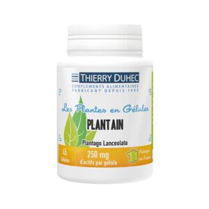 Thierry Duhec Plantain 250 mg : Conditionnement - 180 gélules