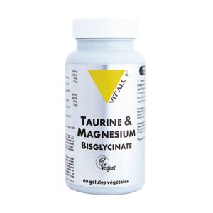 Taurine & Magnesium Vitall+ : Conditionnement - 60 gelules vegetales