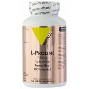 L-Proline Vitall+ : Conditionnement - 100 gelules vegetales