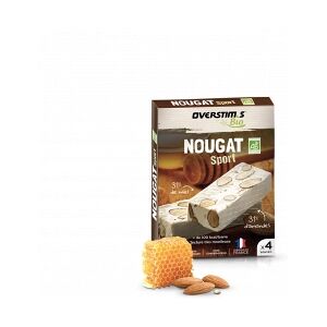 OVERSTIMS Nougat bio - Taille : 4 BARRES - Couleur : AMANDES_MIEL - Publicité