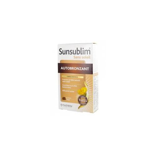 Nutreov Sunsublim Autobronzant Ultra 28 Capsules - Boîte 28 capsules