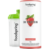 foodspring Protéine 3K   750 g   Fraise   Protéines en Poudre   Avec des Protéines de Caséine et d'Oeuf