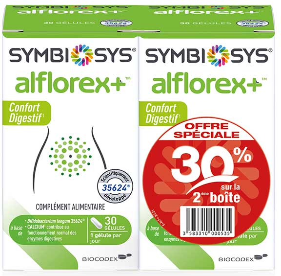 SYMBIOSYS® Alflorex+ Lot de 2 x 30 gélules