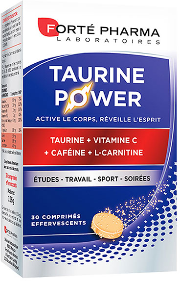 Forté Pharma Énergie Taurine Power 30 comprimés effervescents