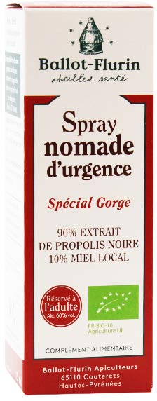 Ballot-Flurin Santé Spray Nomade d'Urgence Bio 15ml