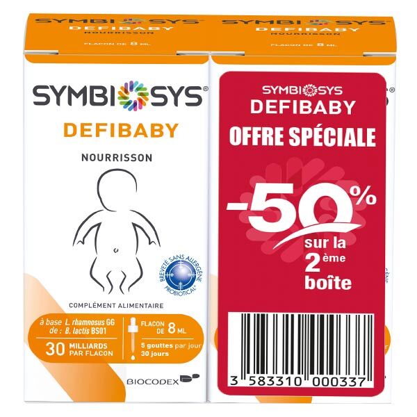 Symbiosys Defibaby Nourrisson Lot de 2 x 8ml