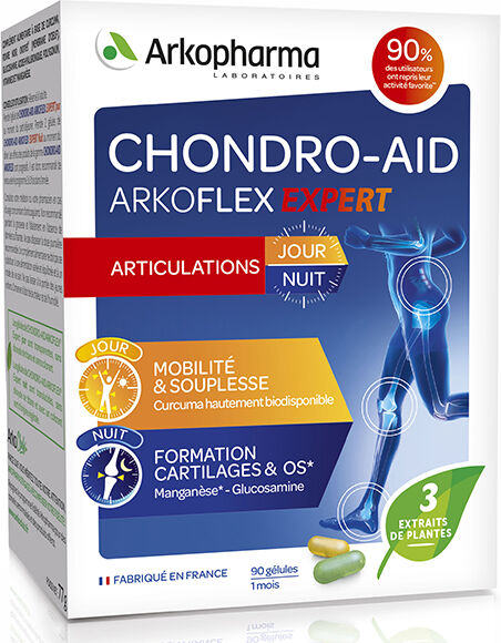 Arkopharma Chondro-Aid ArkoFlex Expert Articulations Curcuma 90 gélules