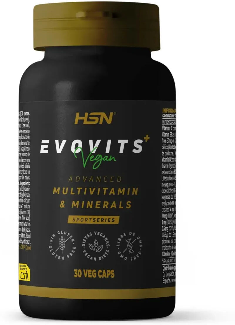 HSN Evovits plus+ (multivitamines) - 30 veg caps