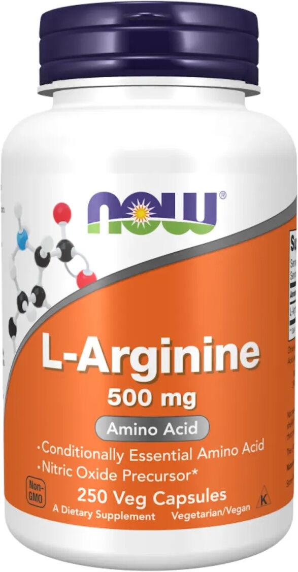 Now Foods L-arginine 500mg - 250 veg caps