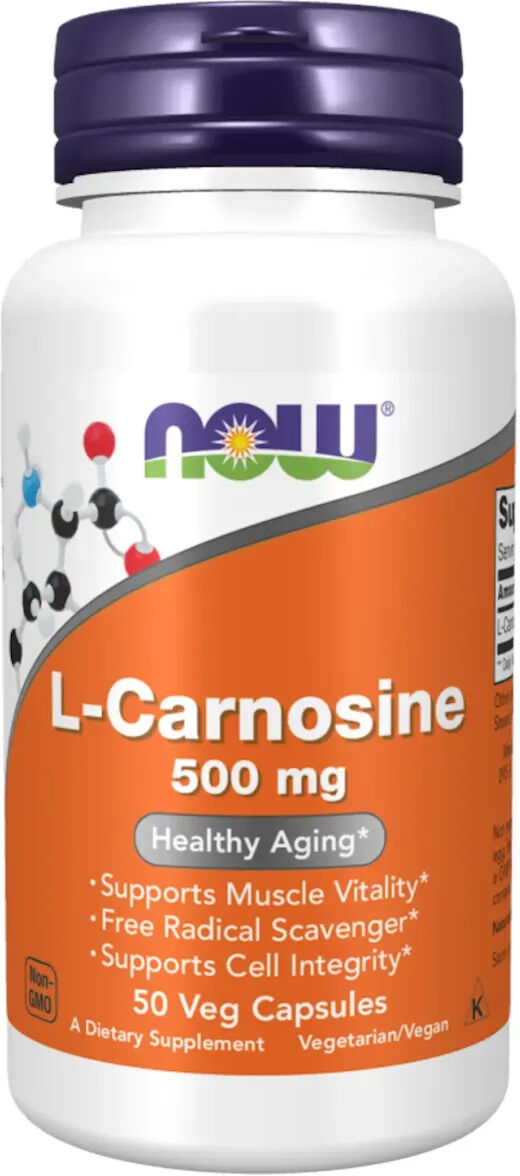 Now Foods L-carnosine 500mg - 50 veg caps