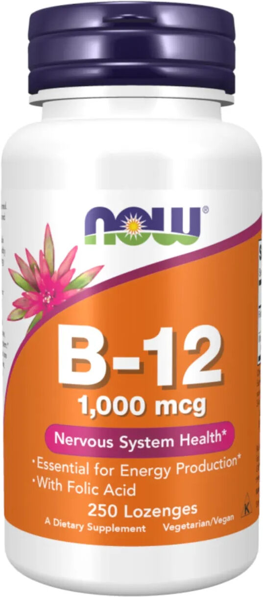 Now Foods Vitamine b12 (cyanocobalamine) 1000 mcg - 250 comprimés