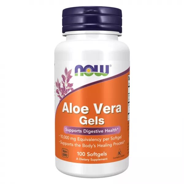 Now Foods Aloe vera gels 10000mg - 100 perles