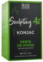 S.I.D Nutrition Sculpting Act Konjac Perte de Poids 60 Gélules - Pot 60 gélules