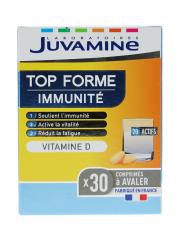 Juvamine Top Forme Immunité Vitamine D 30 Comprimés à Avaler - Boîte 30 comprimés