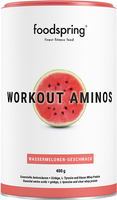 foodspring Workout Aminos   400 g   Ananas Menthe   Acides Aminés   Sans Caféine   AAE, BCAA et Clear Whey Protein