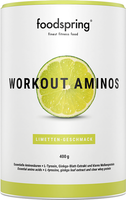 foodspring Workout Aminos   400 g   Citron Vert   Acides Aminés   Sans Caféine   AAE, BCAA et Clear Whey Protein