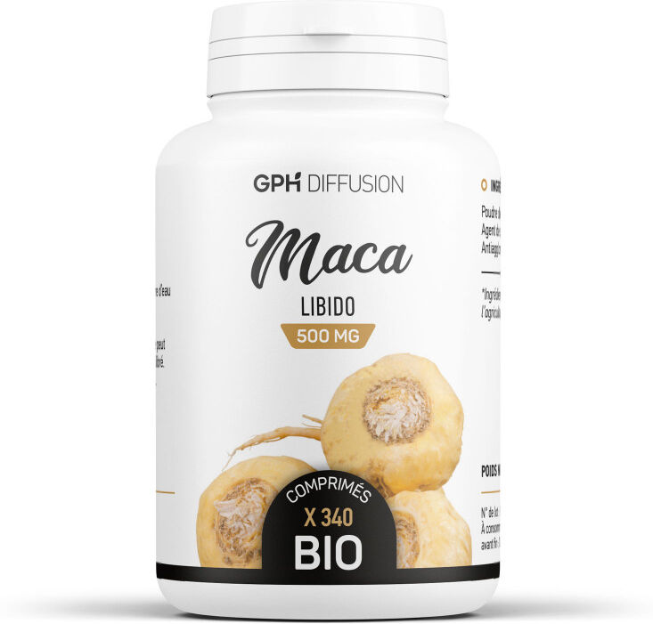 GPH Diffusion Maca Bio Pérou - 500 mg - 340 Comprimés