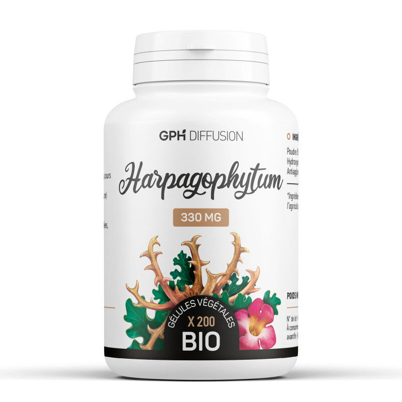 GPH Diffusion Harpagophytum racine biologique 330 mg