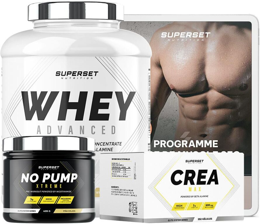 Superset Nutrition Programme prise de muscle sec - confirme unisexe