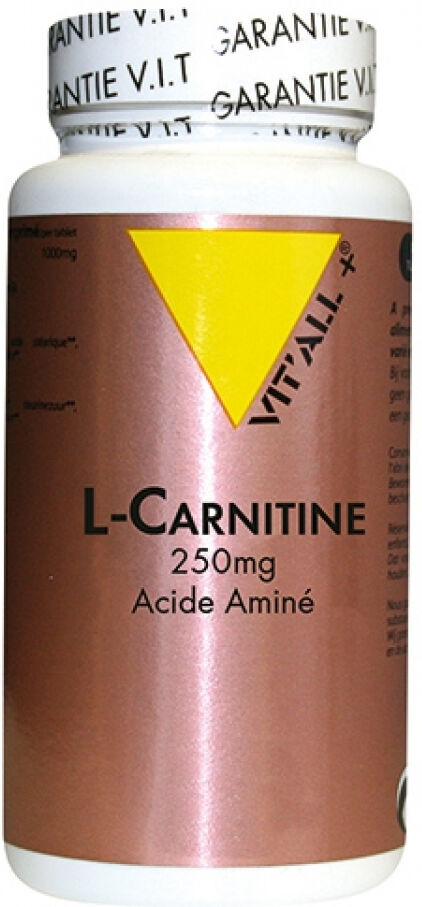 Vitall+ L-Carnitine Vitall+ : Conditionnement - 100 gélules végétales