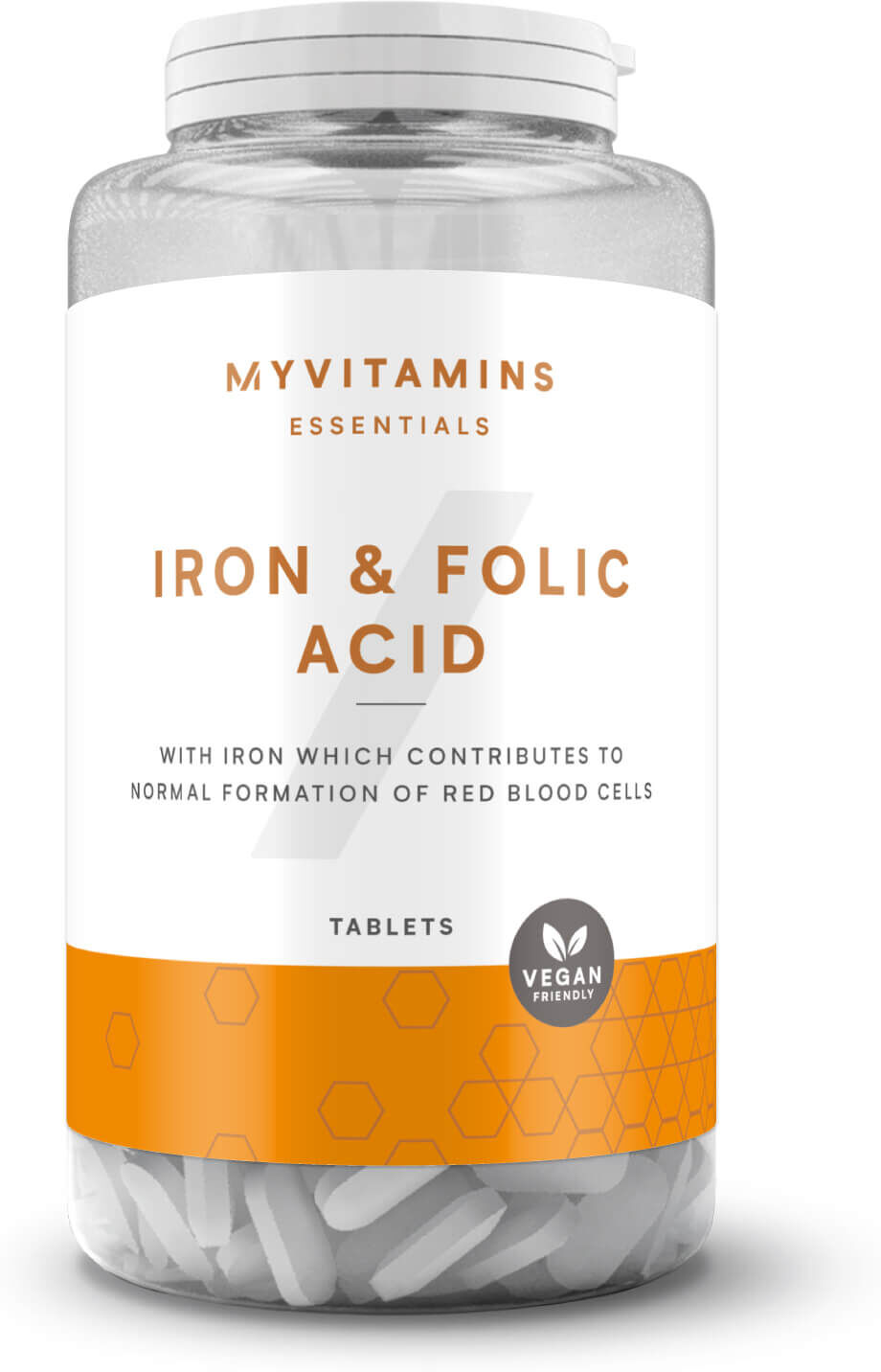 Myvitamins Iron & Folic Acid Tablets - 90Tablets