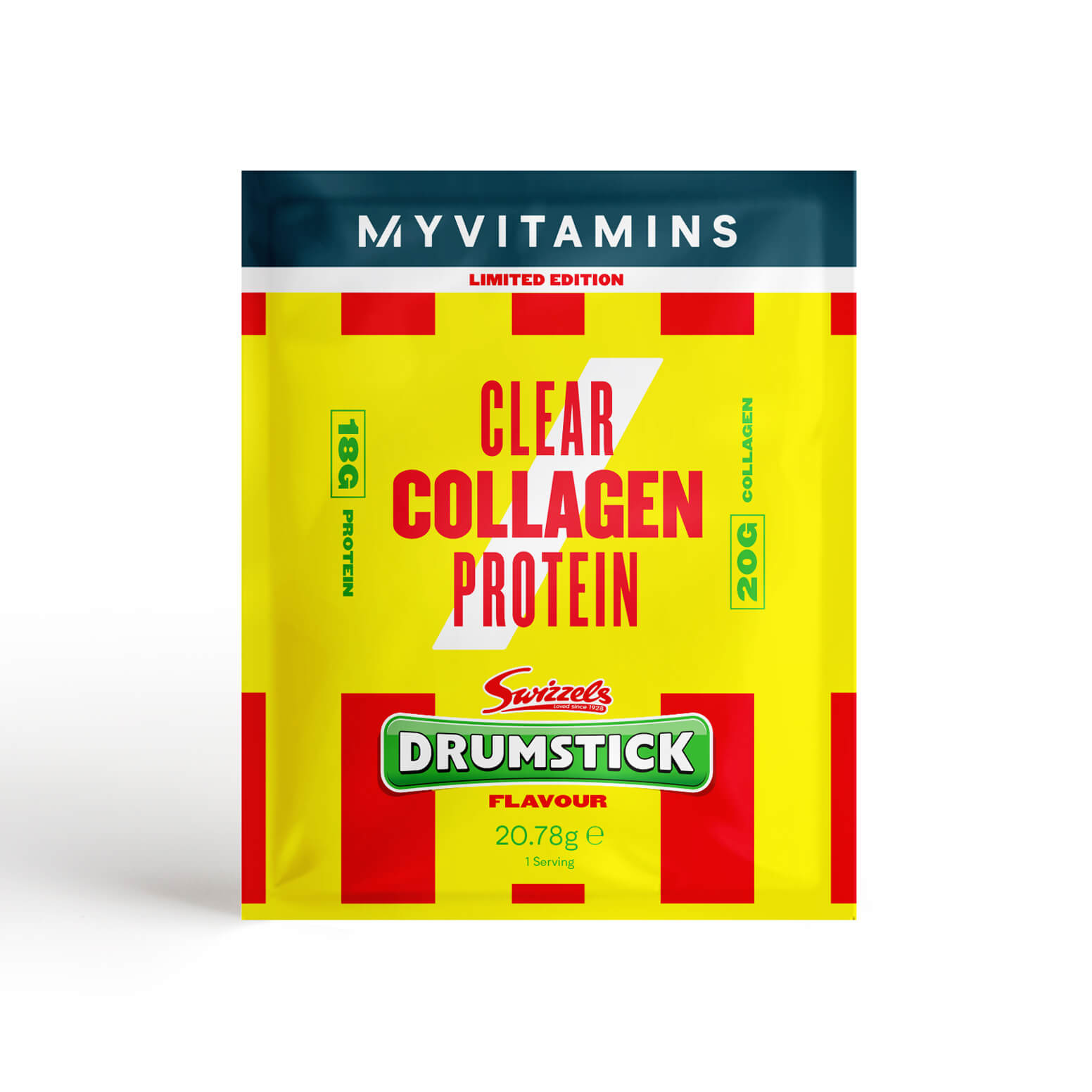 Myvitamins Clear Collagen Swizzels (Sample) - 21g - Drumstick