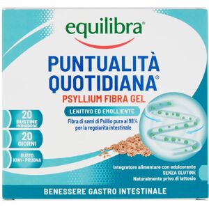 Equilibra ®- 9 confezioni da 20 bustine Psyllium Fibra Gel