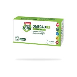 EnerZona Omega 3 Rx Integratore Alimentare, 5 flaconi