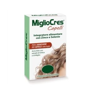 MiglioCres Capelli - Integratore Anticaduta per Capelli, 120 Capsule