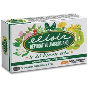 Pool Pharma Elisir Depurativo Ambrosiano, 20 compresse