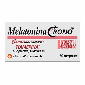 Chemist's Research Chemist Research Melatonina Crono Fast Action Integratore, 30 Compresse