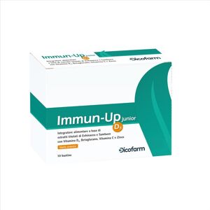 AG Pharma Dicofarm Immun Up D3 Junior Integratore Alimentare, 10 Bustine Da 3g