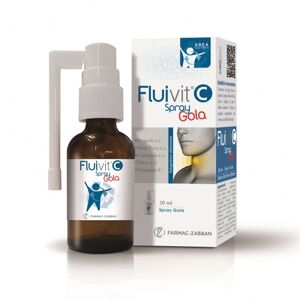 Fluivit C Spray Gola Integratore Alimentare con Vitamina C, 20ml