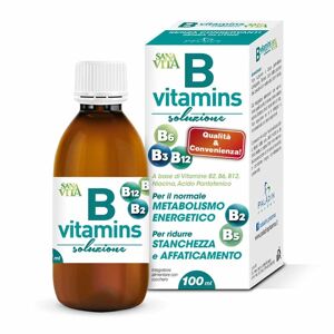 Paladin Pharma Sanavita - B Vitamins Sciroppo Vitamine del Gruppo B, 100ml