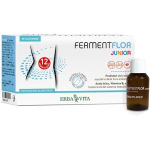 Erba Vita Flor Fermenti Lattici - Fermentflor Junior, 10 Flaconcini