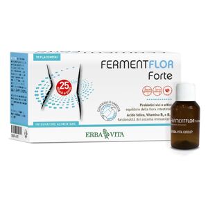 Erba Vita Flor Fermenti Lattici - Fermentflor Forte Flaconcini, 10 Flaconcini