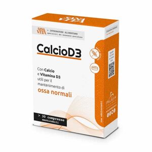 Paladin Pharma Sanavita -  Calcio D3 Integratore Calcio Vitamina D3,30 Compresse