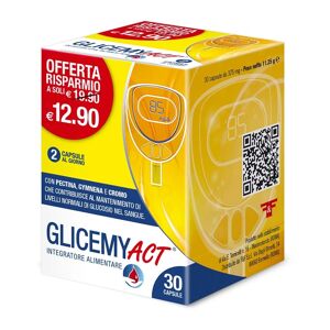 Linea ACT Glicemy Act Integratore Alimentare per la Glicemia, 30 Capsule