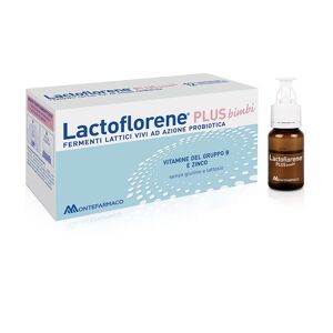 Lactoflorene Plus - Bimbi Integratore di Fermenti Lattici, 7 Flaconcini