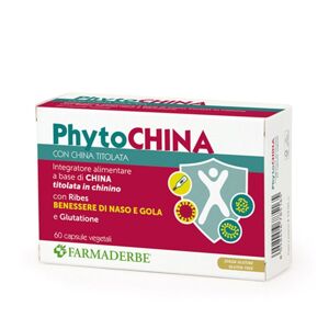 Farmaderbe Phyto China Integratore Alimentare, 60 Capsule