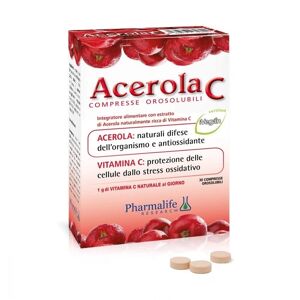 Pharmalife Research Acerola C Integratore Alimentare, 30 Compresse Orosolubili