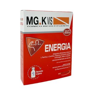 MGK VIS MG.K VIS Tonico Ricostituente Energia Integratore Alimentare, 10 Flaconcini