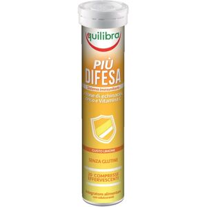 Equilibra Più Difesa Integratore Gusto Limone, 20 Compresse Effervescenti